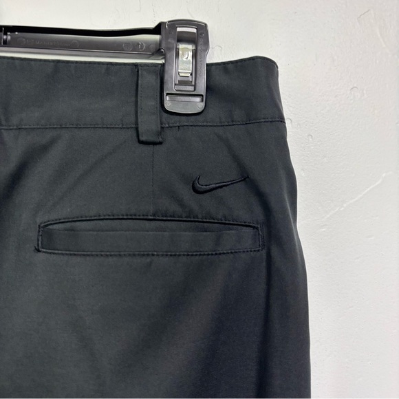 Nike Men's Golf Training Pant Black Size 32 Zip Flat Front Straight Leg - Picture 4 of 15